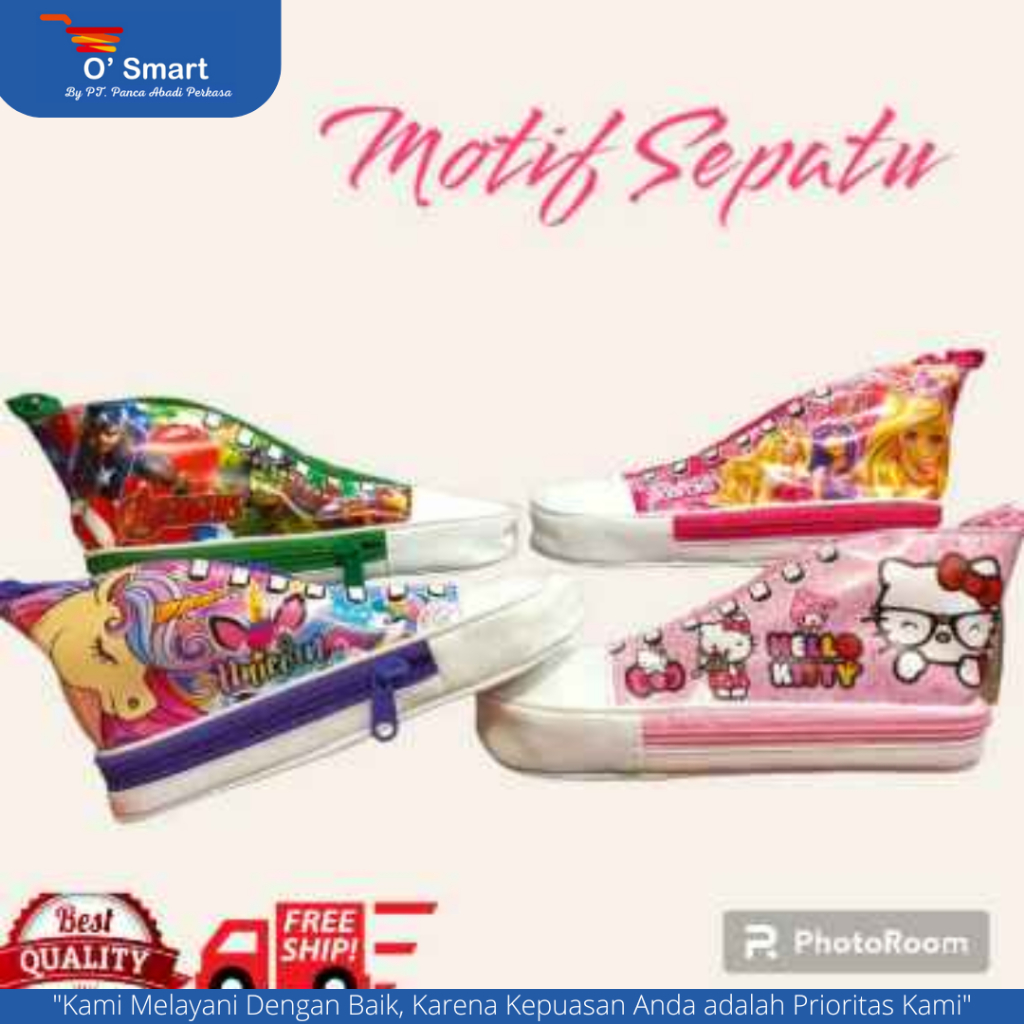 

KOTAK PENSIL SLETING MOTIF SEPATU M32