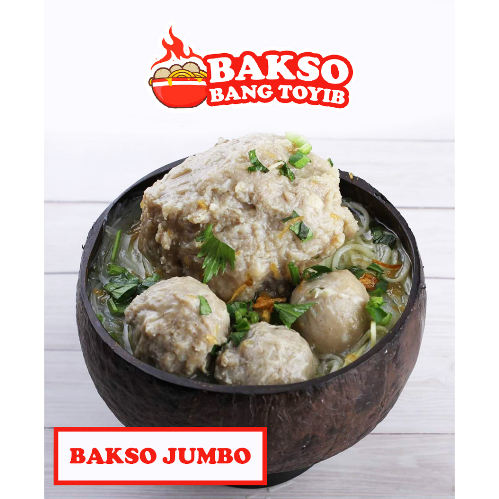 

Bakso Jumbo - Isi 5 - Premium Quality - Bakso Bang Toyib