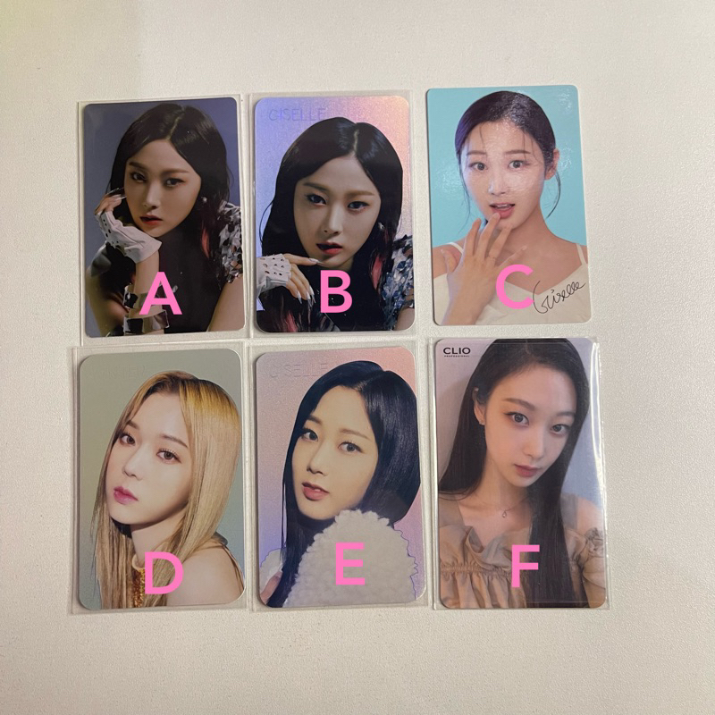 aespa Giselle Winter Various Photocard md next level forever