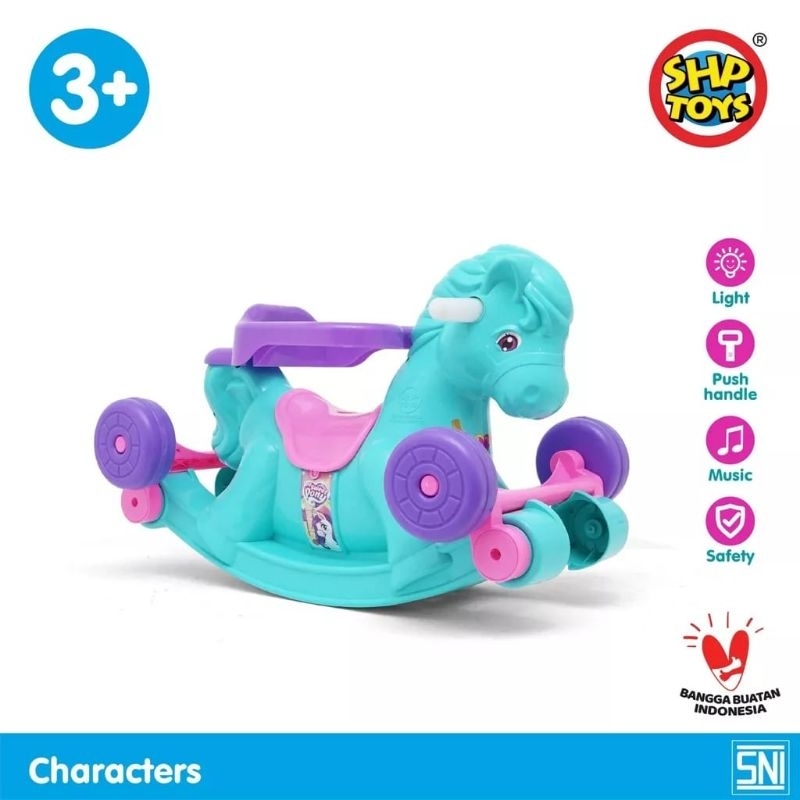 Mainan Anak Kuda Poni Bisa Naik Duduk