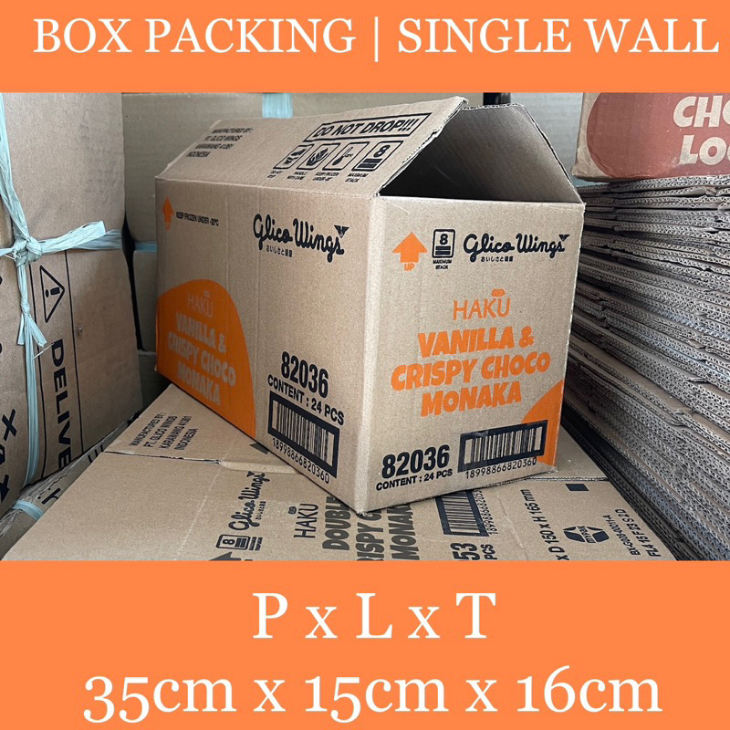 

Kardus Bekas Termurah Box Packing Single Wall Ukuran Kecil Bahan & Kondisi Bagus