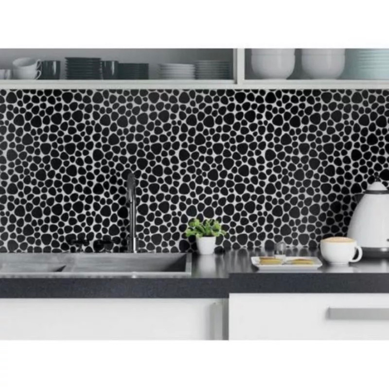 Mosaic dindin lantai  motif batu mozaik batu | keramik mosaic model batu