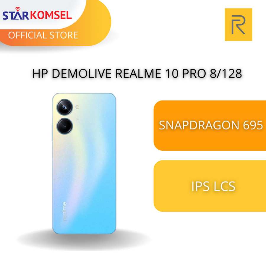 HP SECOND MULUS DEMOLIVE REALME 10 PRO 5G 8/128 SECOND LIKE NEW