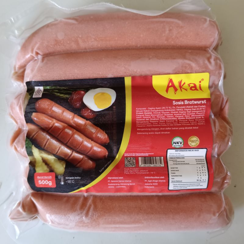 

Sosis Sapi bratwurst belmont/ sosis jumbo 500gr (6)/ sosis daging