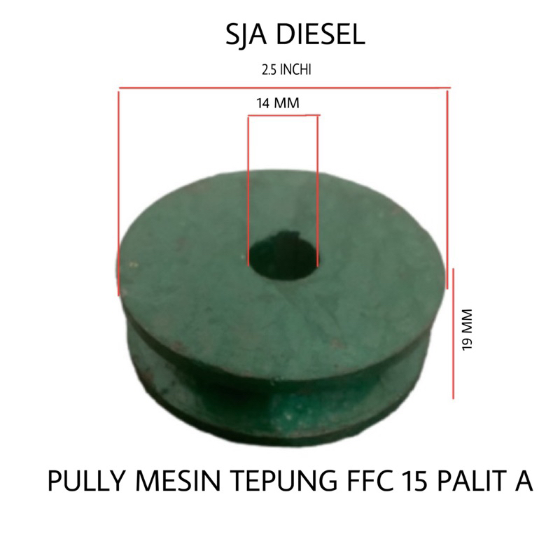 Pully Mesin FFC 15