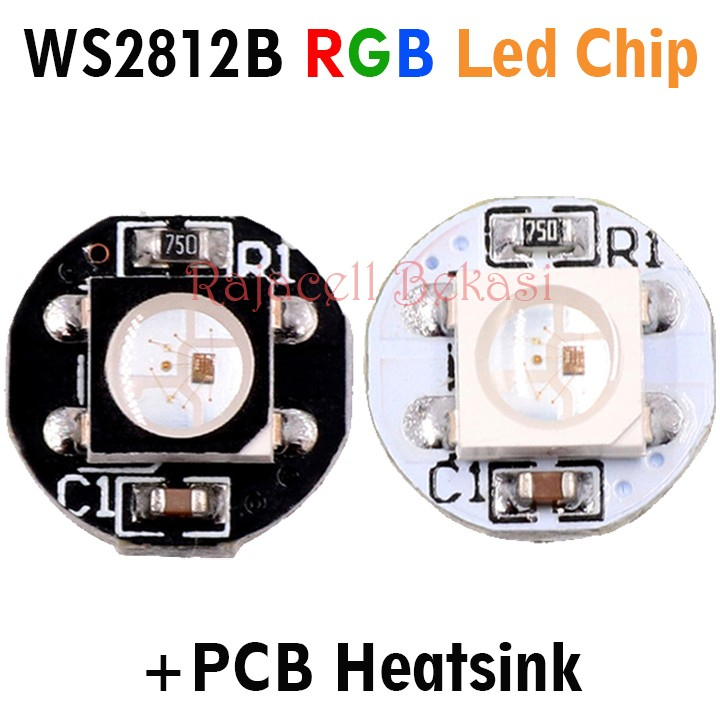 LED WS2812B WS2812 Chip & Heatsink 5V 5050 RGB LED Built-in Controller
