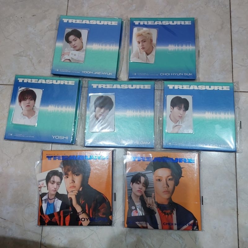 READY DIGIPACK TREASURE THE SECOND STEP CHAPTER TWO & ONE SEALED + POB KTOWN4U 2nd mini album TSS CH