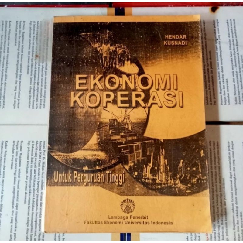 EKONOMI KOPERASI UNTUK PERGURUAN TINGGI Hendar kusnadi