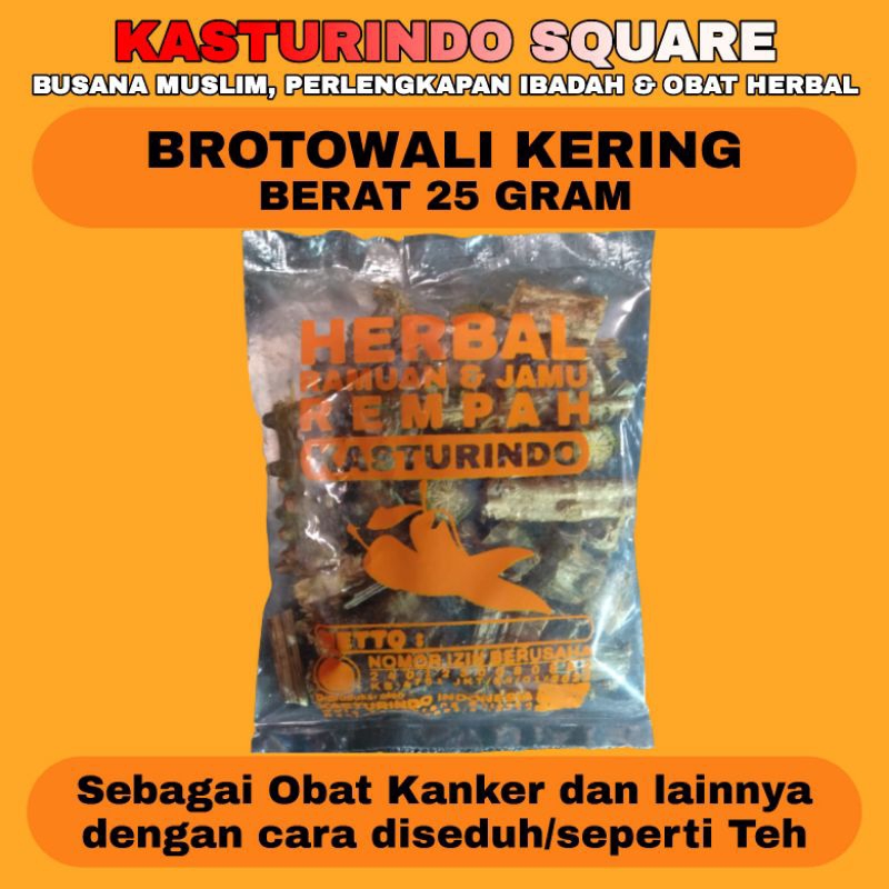 

Brotowali Kering Herbal Alami Isi 25 Gram