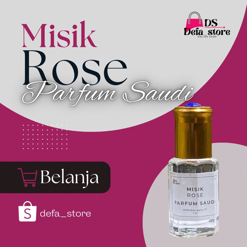 Surrati MUSKY ROSE || Parfum Saudi 6 Ml