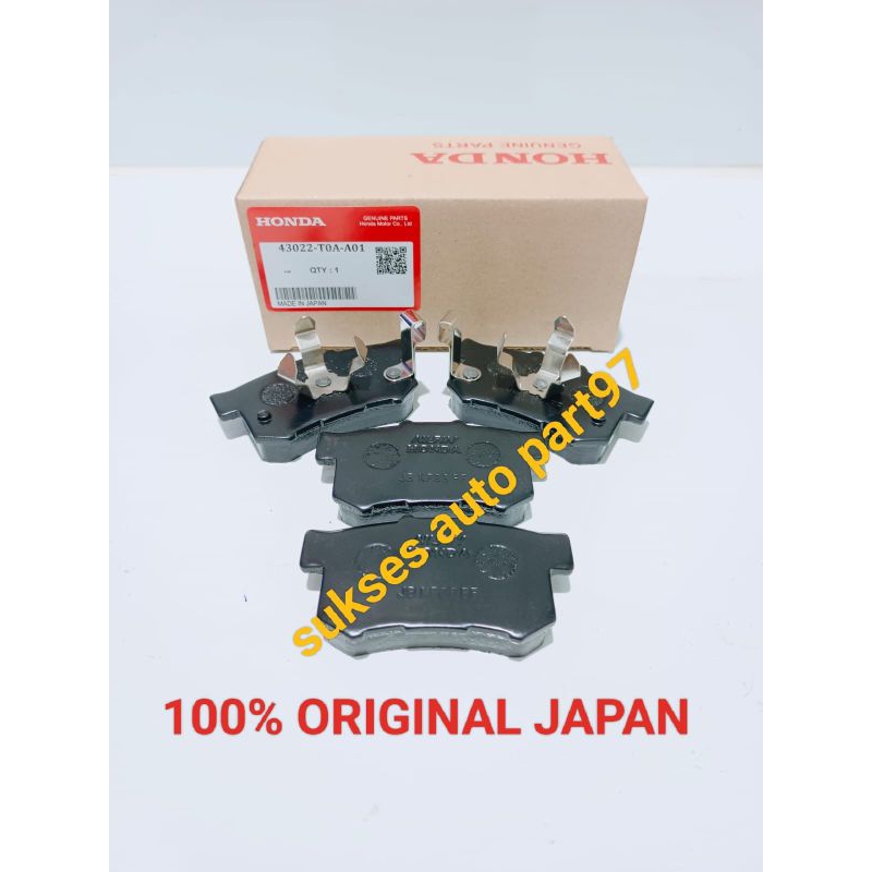 brake pad kampas rem belakang honda all New CRV gen4 gen 4 2013-2017 original