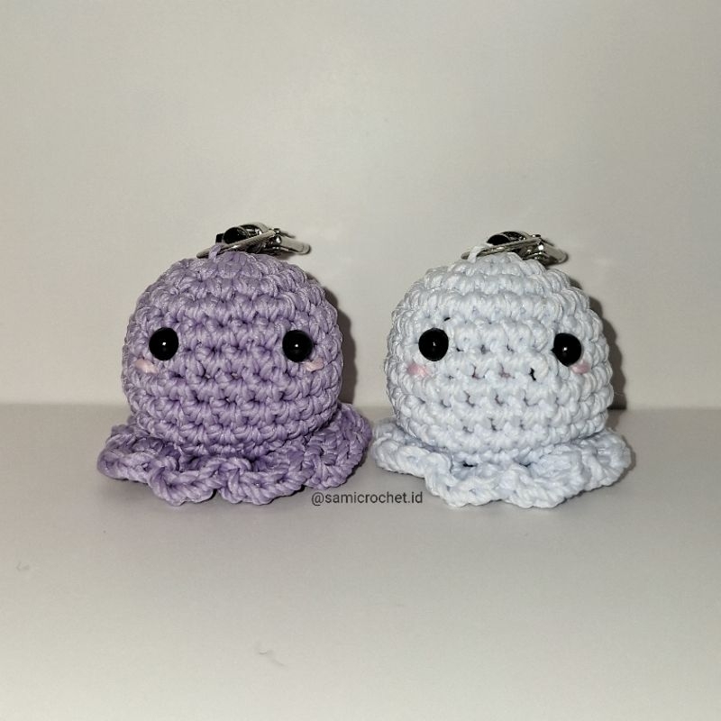 Gantungan Kunci Octopus Rajut / Amigurumi Octopus / Octopus Crochet