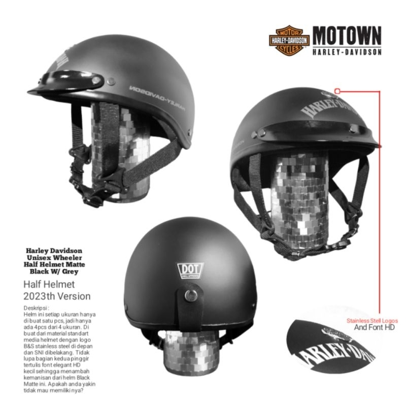 Helm Harley Davidson Custom