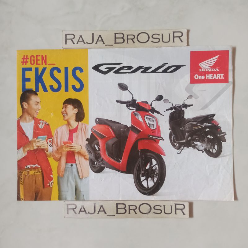Poster brosur katalog flyer Honda Genio 2019-2020