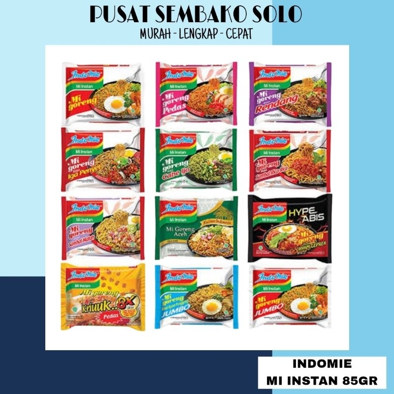 

Indomie Goreng Mi Instan 85gr