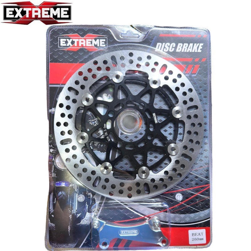 Piringan Cakram Depan Extreme 260Mm Disc Brake Floating Full Cnc Model Psm Motor Beat Vario 110 125 150 160 Scoopy Genio Fazio Spacy Ukuran 260 mm Universal