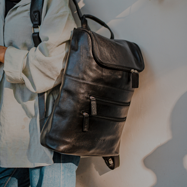 Leather Backpack I Tas Ransel Kulit Pria & Wanita BUCINI Bumen