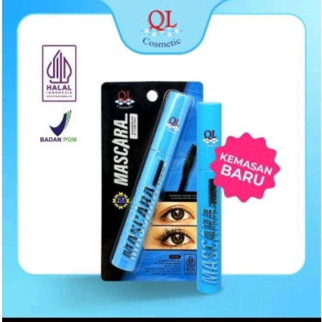 Maskara QL waterproof&Curling (Biru)