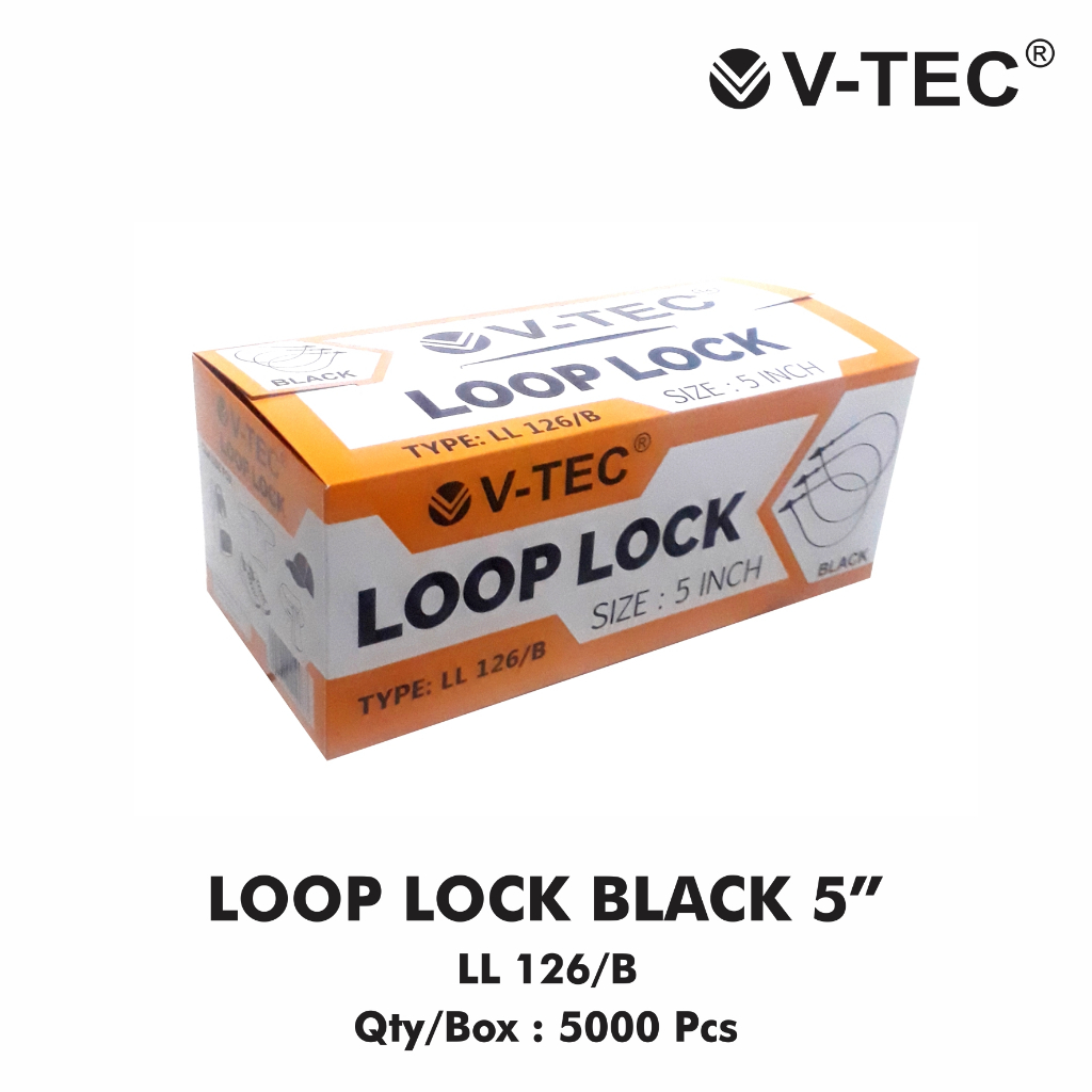 

V-TEC LOOP LOCK TYPE LL-126/B 5 INCH HITAM