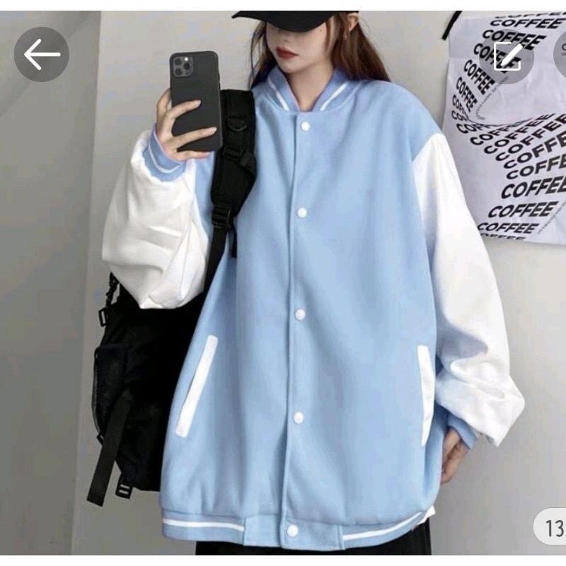 Jaket Baseball Big Size ( S - 6XL ) Jacket Varsity Kancing Bomber POLOS Oversized XXL XXXL 4XL 5XL F