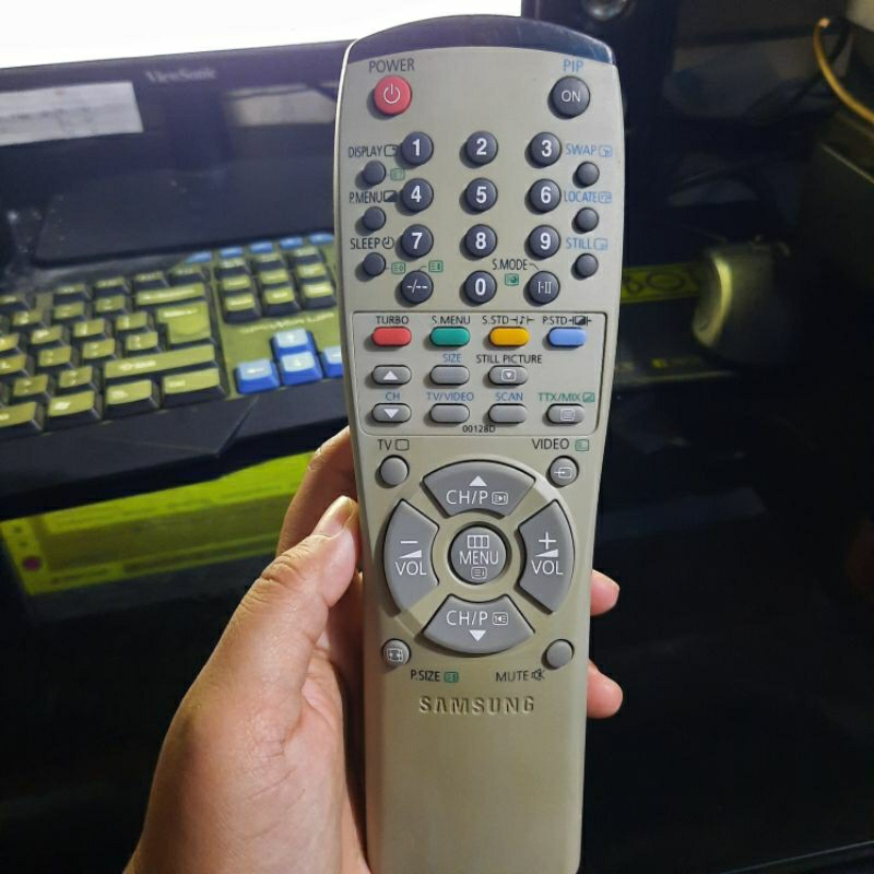 REMOTE REMOT TV TABUNG SAMSUNG LONJONG ORIGINAL ASLI