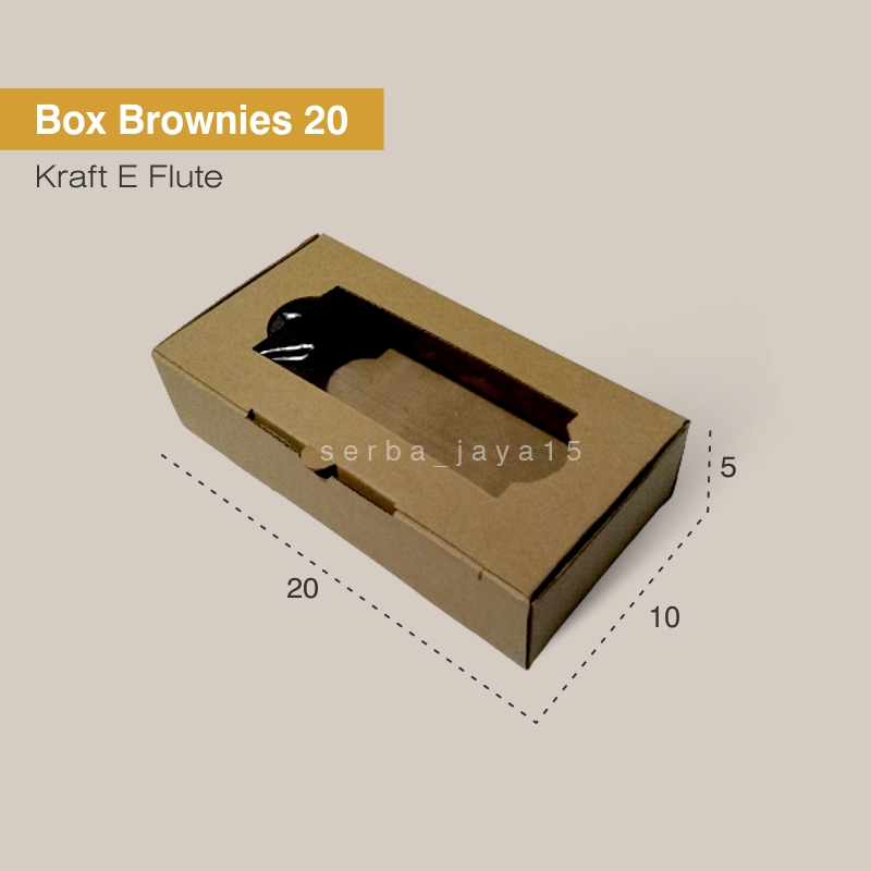 

Kotak/Box Brownies Eflute 20x10x5