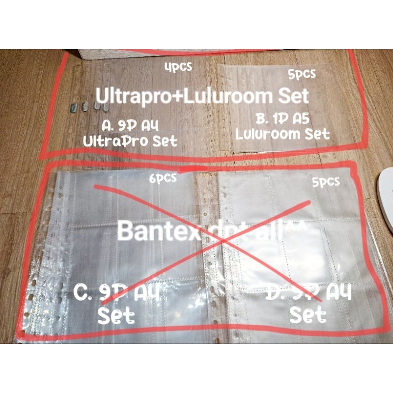 

[UBAH KE JNT/JNE] Binder A4 Bantex Sleeve UltraPro 1P 2P 3P 4P 9P Luluroom Bantex Bambi Big