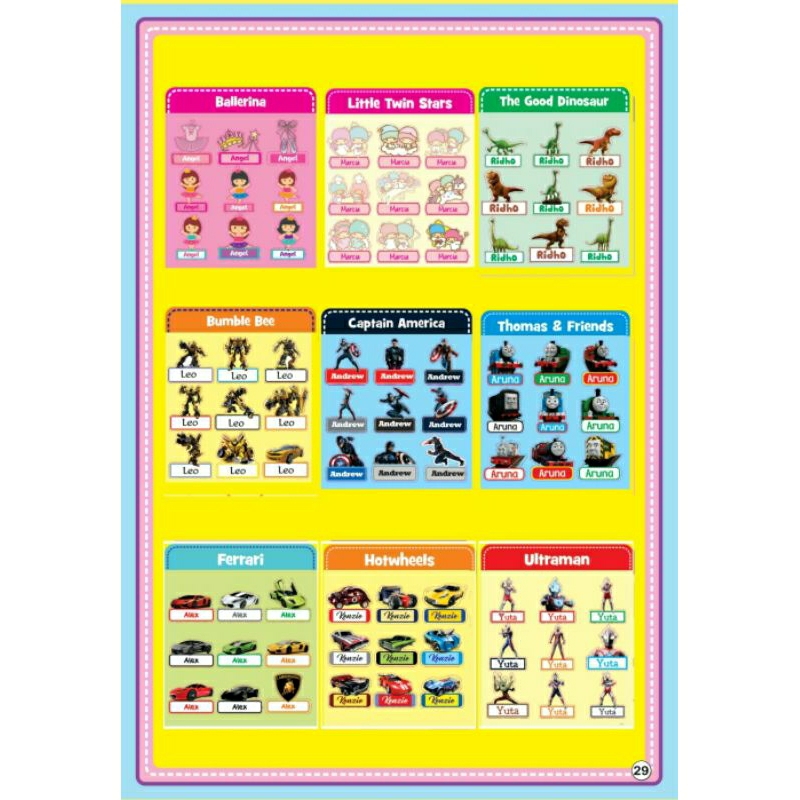 

Mix Cutting Labels