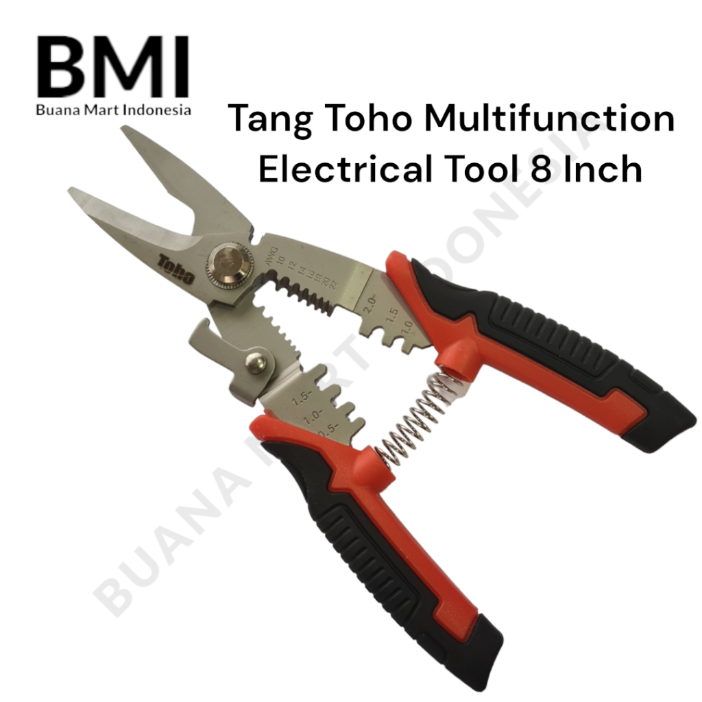 TANG TOHO MULTIFUNCTION ELECTRICAL TOOL 8 INCH TANG KUPAS KABEL