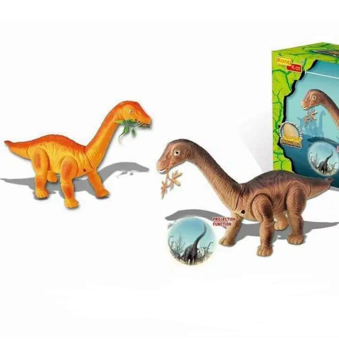 MAINAN ANAK MURAH MAINAN DINOSAURUS PROYEKTOR GIGIT RUMPUT DINOSAURUS BATERAI