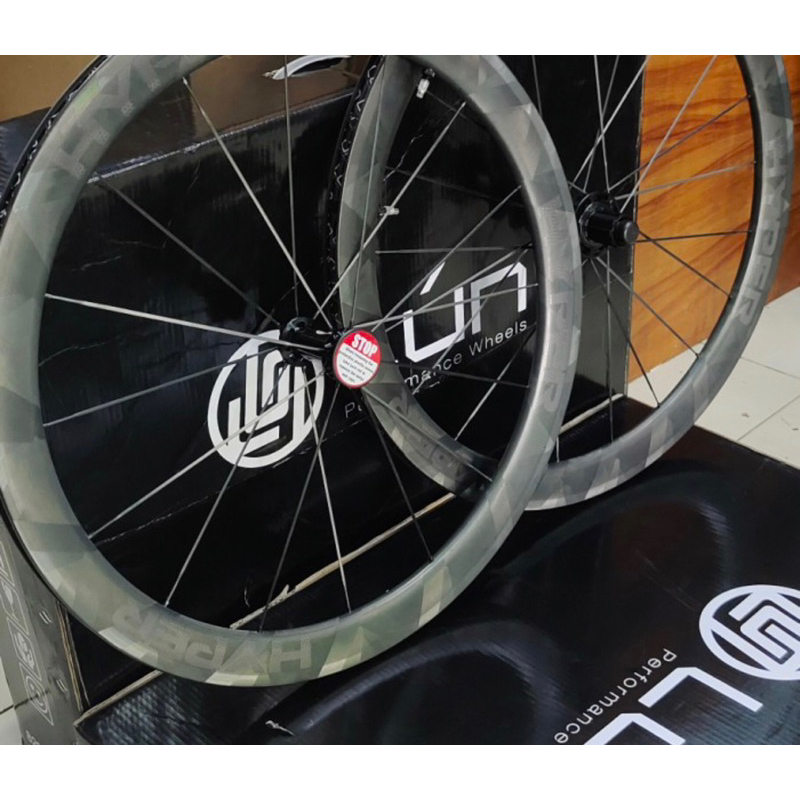 T. Wheelset Carbon WINSPACE HYPER Ukuran 700c  50mm Rim Break Quick Release
