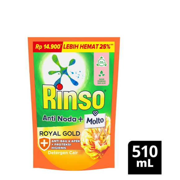 rinso molto deterjen cair 510 ml