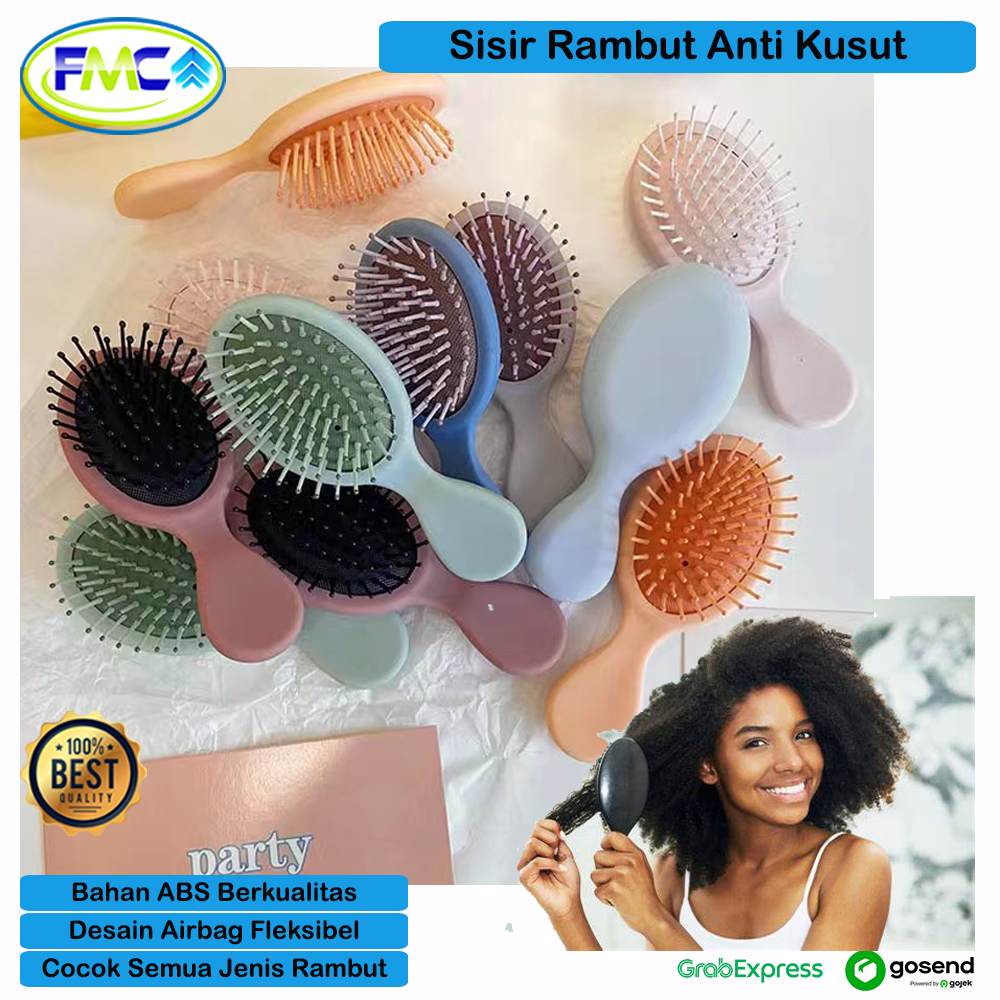 Sisir Rambut Anti Kusut Wanita Haircomb Airbag Pijat Anak Dewasa Hair Comb Mini