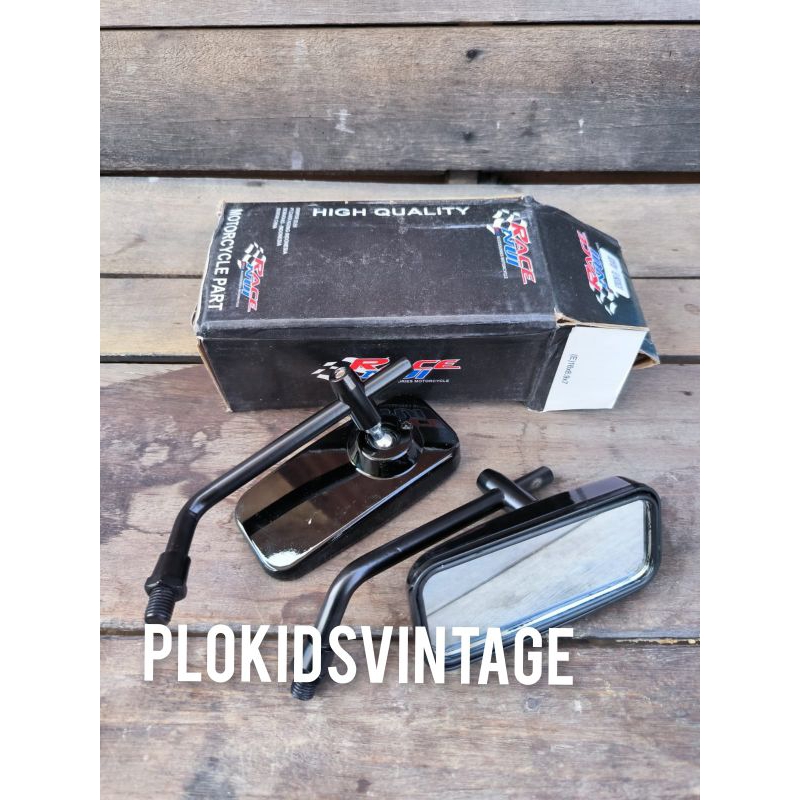 SPION KOTAK HITAM KACA PUTIH  SPION CB GL MP TIGER C70