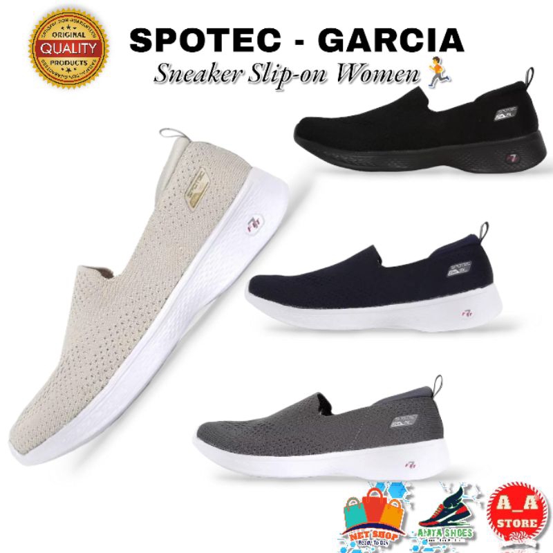 SPOTEC GARCIA Sneaker Slip-on Wanita Spotec Garcia