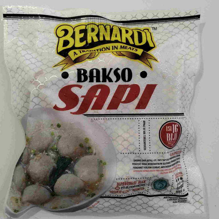 

BERNARDI BAKSO SAPI (16 Pcs/150 Gram)