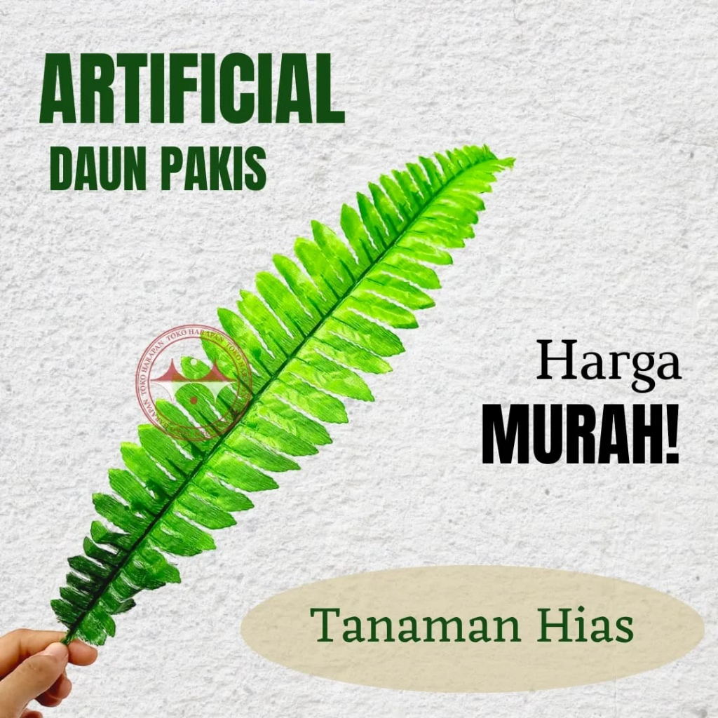 ( 2 tangkai ) Daun Artificial/Daun Pakis/Daun Plastik