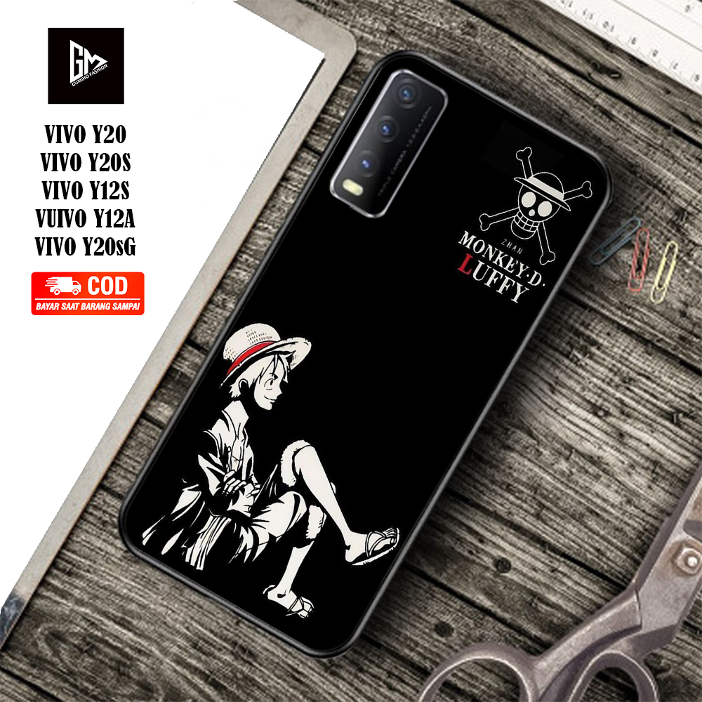 Case Kilau Glossy VIVO Y20 Y20S Y12S Y12A Y20sG terbaru Fashion Casing ANIME  - Pelindung Hp Hardcas