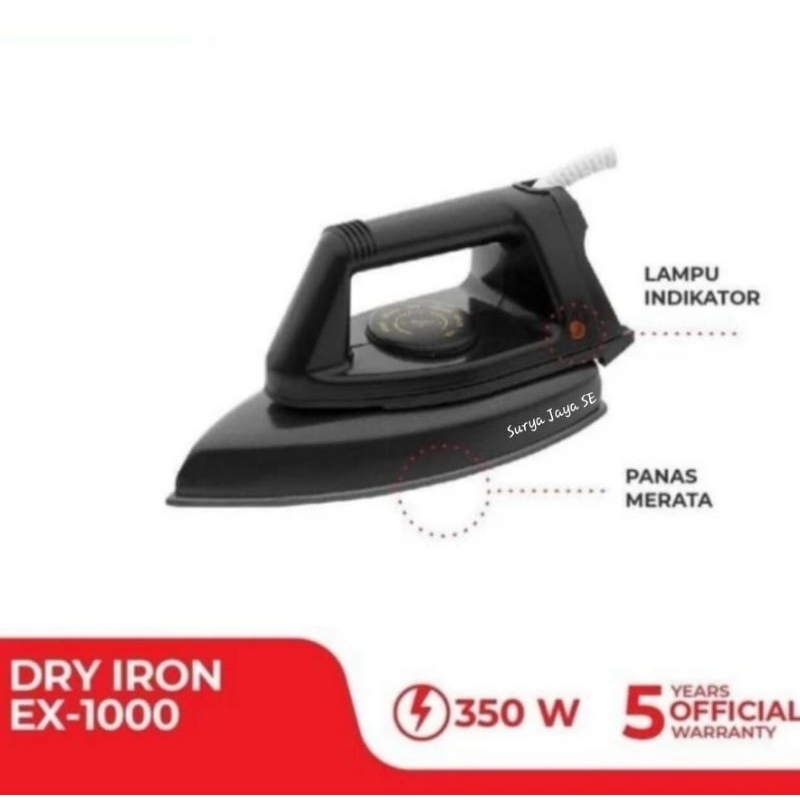 Setrika Gosokan Maspion EX1010 EX 1010 EX-1010