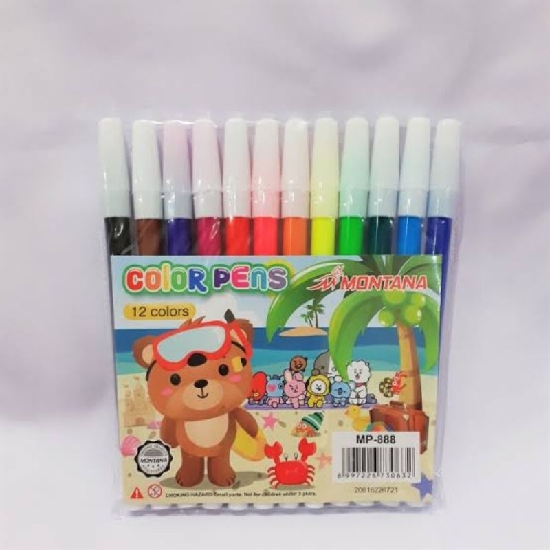 

spidol 12 warna montana mp 888
