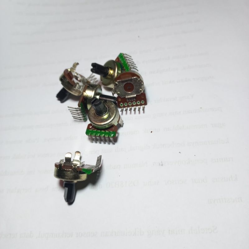 potensiometer 50k speaker aktif polytron 6pin 6 kaki as pendek drat gagang stereo potensio
