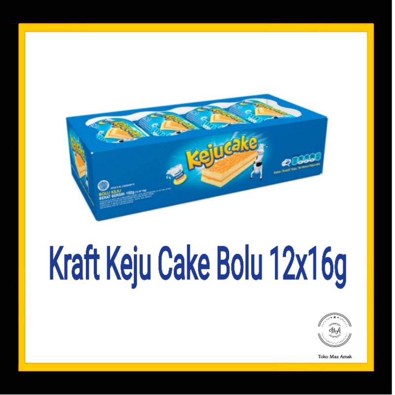 

Kraft Keju Cake Bolu 12 X 16gr