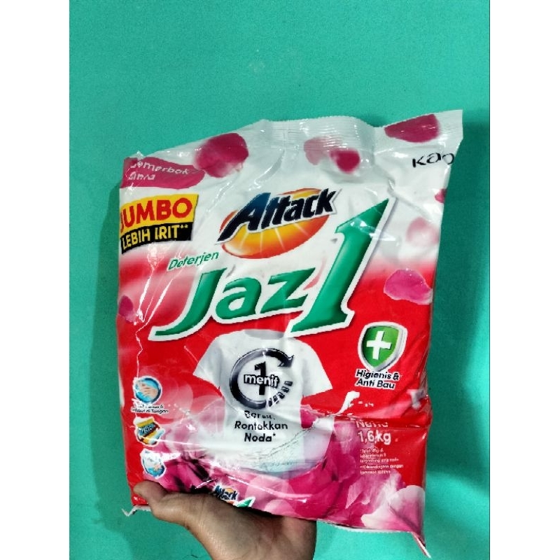 Detergen Bubuk Attack Jazz Jumbo 1.6 Kg
