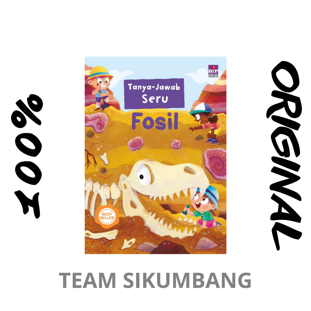 Buku Anak TANYA JAWAB SERU TENTANG FOSIL