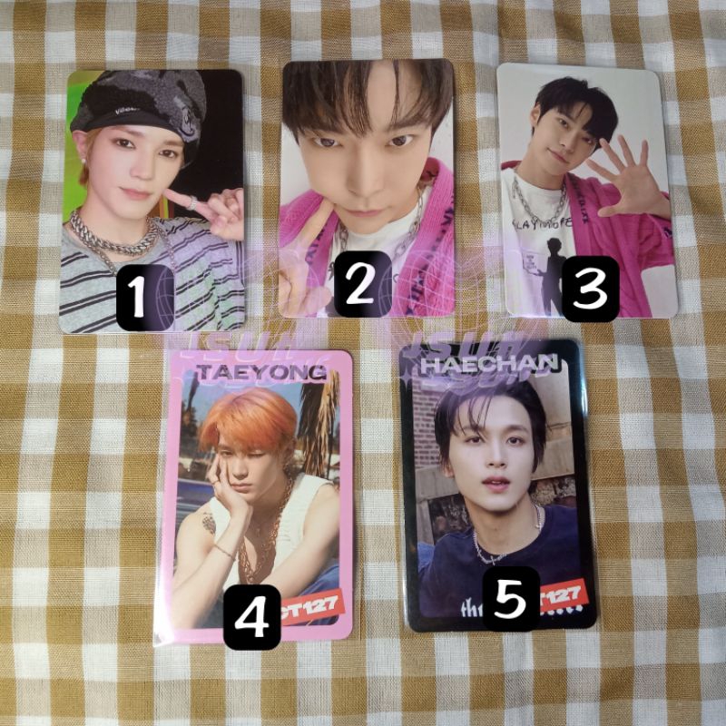 Trading card Ay-Yo NCT 127 Taeyong Doyoung Haechan