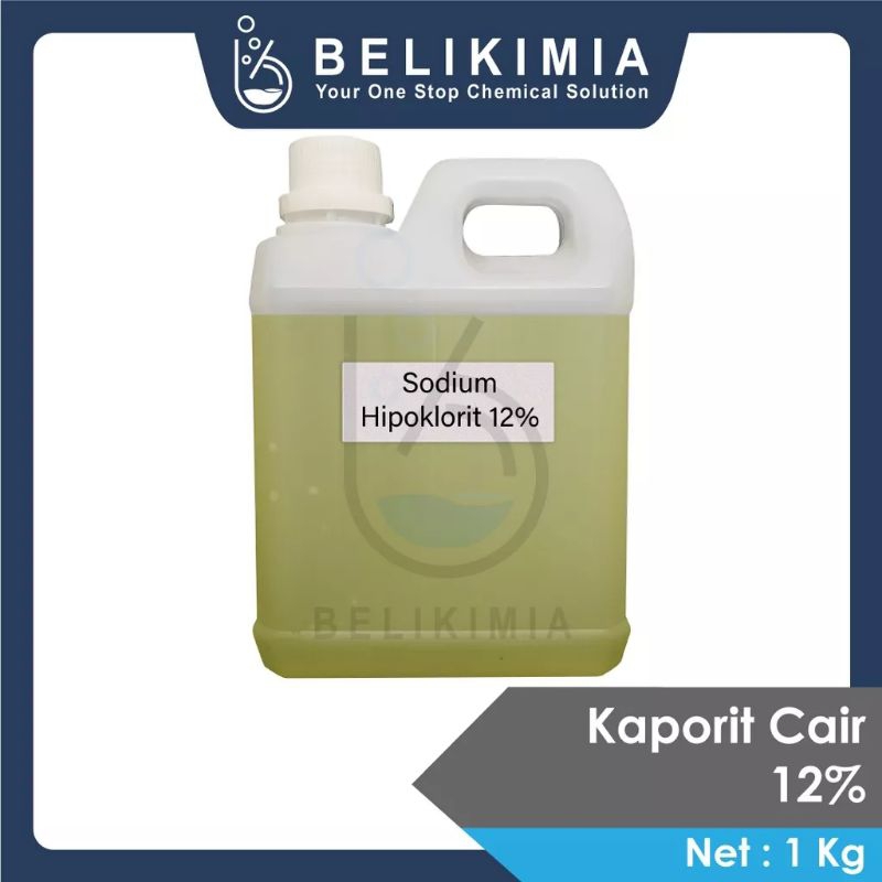 KAPORIT CAIR (NaOCl) SODIUM HYPOKLORIT 12% 1Kg