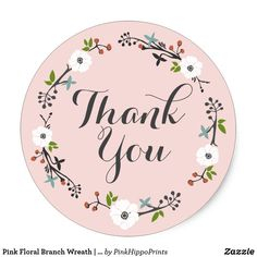 

stiker/ label roll makanan tulisan thank you