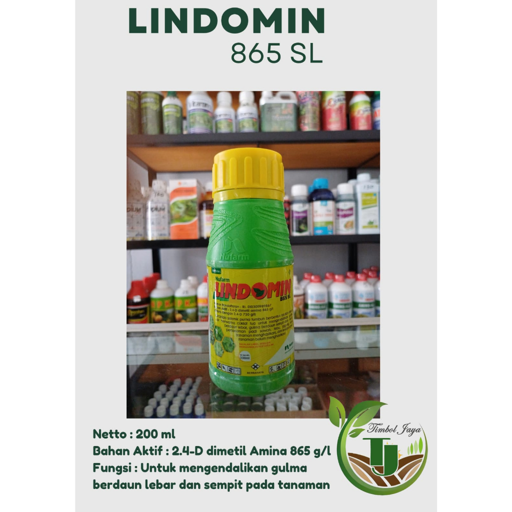 LINDOMIN 865SL 200ML HERBISIDA DAUN LEBAR DAN DAUN SEMPIT