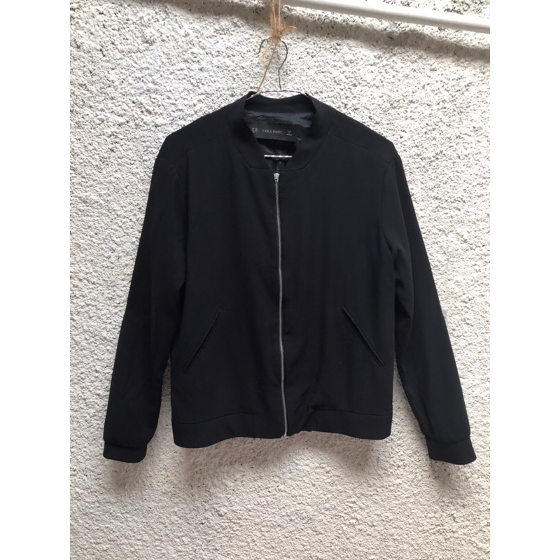 Zara bomber black