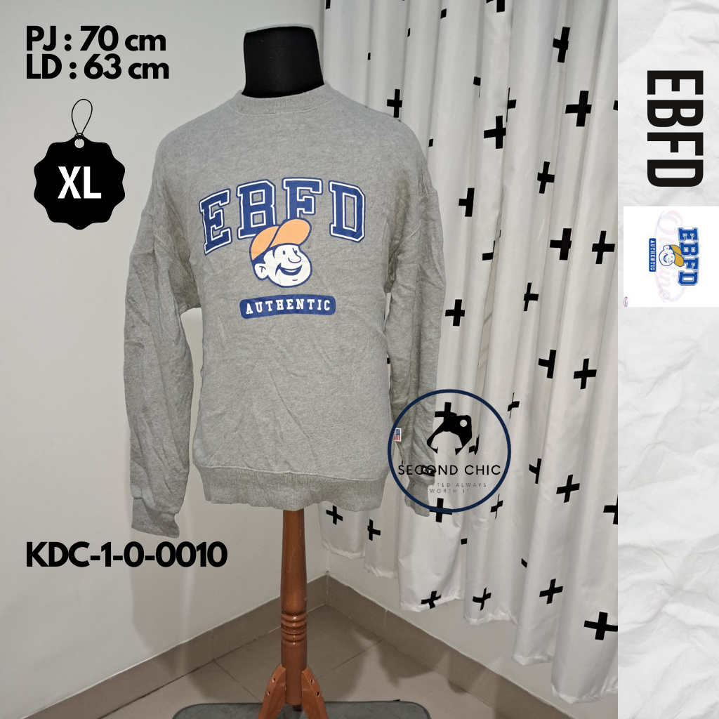 Crewneck EBFD ORIGINAL | Crewneck Pria | Sweater EBFD | Crewneck branded | Sweater branded